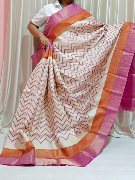 Unbleached : Plain weave : Saree GST for HSN 52101120