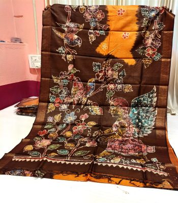 Pondhuru Khadi Cotton saree - Apco Handlooms